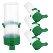 4 Pcs Parrot Water Feeder Baby Bird for Outdoor Automatic Chicken Cup Coop
