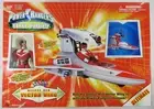 New "DELUXE RED VECTOR WING" Power Rangers Time Force BANDAI 2001 Figure & Plane