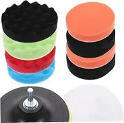 iplusmile 1 Set Polishing Sponge Buffer Sponge Pad Car Wax Buffer Car Kit Polishing Pad Drill Polishing Kit Drill Buffer Attachment Car Buffers and Polishers Kit Car Polish Sponge