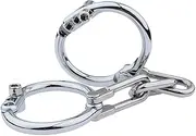 SAHOOSAFETY Adjustable Pair of Handcuffs Handcuff Key Heavy Sm Bed Restraints For Woman Handcuffs Lock Restraint Device Sex Toys for Men and Women