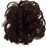 Ponytail Hairpiece Curly Messy Bun Extensions for Women Natural Look Deep Hair Bun Holder for Easy Updos Volume Fullness High Temperature for Comfort