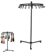 Jewelry Rotating Ring Display Holder Organizer Necklace Stand Rack 23 Hooks