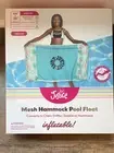 Justice Inflatable Mesh Hammock Pool Float Swimming Raft Tube Kid Youth Blue