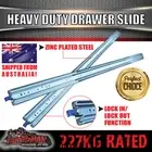 227kg x 1828mm Locking Drawer Slides Heavy Duty Fridge runner 72" full extension