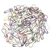 100 Piece Multicolor Calabash Shape Pear Gourd Shape Tag Fastener Pins Crafts