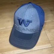 TOTW Westminster College Titans Fitted M/L Stretch Fit Hat Cap NCAA Pennsylvania