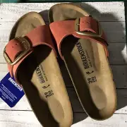 Birkenstock Ladies Size 39 US 8-8.5 Madrid Sandal Mars Red Medium/Narrow NEW