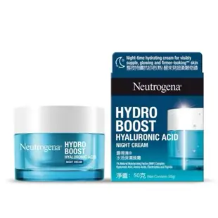 Neutrogena露得清水活保濕晚霜 水活保濕無香特潤凝霜 水活保濕凝露 50g