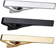 [OATIPHO] Tie Clip Mens Accessories Business Suit Silver Tie Bar Clip Mens Tie Mens Suit Black Necktie Suit for Men Mens Neckties Tuxedo Ties for Men Suits for Men Shirt Tie Bar