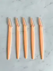 Dermaplaning Razor For Eyebrow Shaper Vellus Hair Peach Fuzz NEW Orange x5