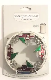 YANKEE CANDLE Holiday ILLUMA Lids Around Town Truck Snowmen Not So Merry Gnomes