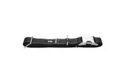 Hunter Cannes Alu-Strong Leather Dog Collar Clasp Buckle, Black