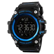 Sport Smart Watch bluetooth Waterproof Pedometer Monitor Smart Wristband For Android IOS BLUE COLOR