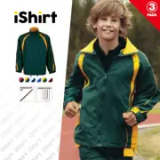 3PC X KIDS JACKET 100% POLYESTER COTTON LINING FULL ZIP SPORTY TRACK SUIT JACKET
