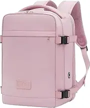 [xlodea] Cabin Bags for Ryanair Underseat Cabin Bag Carry-Ons Travel Backpack Cabin Size Anti-Theft Hand Luggage Backpack with Wet Pocket, USB, Pink