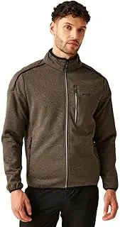 [REGATTA] Mens Kames Full Zip Fleece Jacket (UK Size: S) (Treetop/Golden Sand)