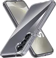 [Anoowkoa] Mobile Phone Case for Samsung Galaxy S24 Plus 5G Case Cover [Shockproof TPU and PC Hybrid Transparent Mobile Phone Case] Thin Transparent TPU Protective Case