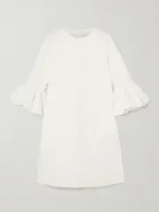 [Erdem] Erdem - Elijah Floral-jacquard Mini Dress - Ivory - UK 6 UK 6 Ivory