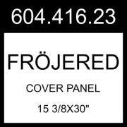 IKEA FRÖJERED Cover Panel Light Bamboo 15 3/8x30" 604.416.23