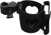 ERINGOGO Wheelchair Cup Holder Stroller Drink Holder Sturdy Reliable Skid Base Compatible with Wheelchairs Strollers and Golf Carts Black