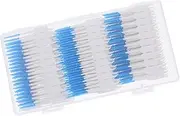 FOYTOKI Travel-friendly Soft Silicone Interdental Brush Set 300 Count Gentle Gum for On-the-go