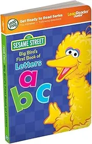 LeapFrog LeapReader Junior Book: Sesame Street Big Bird's First Book of Letters (works with Tag Junior)