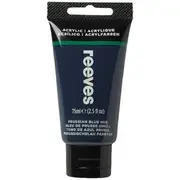 Reeves Artist Acrylic Paint 75mL Prussian Blue Hue