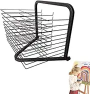Desktop Artwork Storage Display Rack, Art Drying Rack for Classroom Painting Crafts, for Classroom, Art Club,65x45x42cm (48x37x42cm)