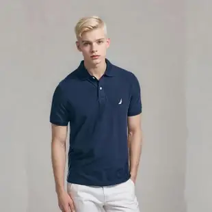 【NAUTICA】男女款 帆船 胸前小LOGO POLO衫(平輸品)