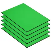 PMMA Acrylic Sheets Colored Transparent 7 x 5Inch Green 5 Pcs