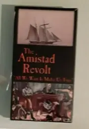 THE AMISTAD REVOLT all we want is make us free VHS VIDEOTAPE NEW corner dings