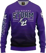 [Ashtabula] NRL Kids Game Time Pullover - Melbourne Storm - Infant Baby - Light Jumper
