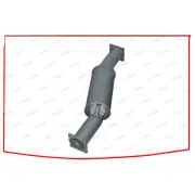 Redback Extreme Duty 5" Round Resonator Muffler Offset/Clocked Offset