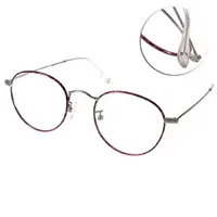 在飛比找momo購物網優惠-【NINE ACCORD】文青風圓框款 光學眼鏡(紫琥珀-銀