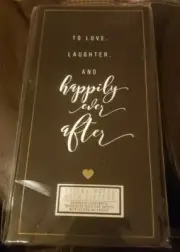 ALLITERATION Happily Ever After Sticky Note Folio-To Love, Laughter, and Happily
