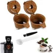 Reusable Single Serve Coffee Filter Capsules 2PC, Coffee Pods Coffee Brew Bas...