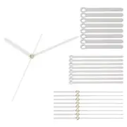 Clock Hands, 8 Set Clock Hands Kits Clock Mechanism Movement Aluminum,White,A04