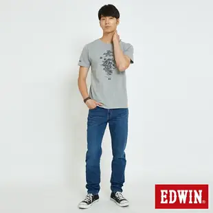 EDWIN 503 復古水洗 純棉AB牛仔褲-男款 石洗藍 TAPERED