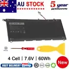 60Wh Battery for Dell XPS 13-9360 9360 PW23Y 0PW23Y TP1GT + Tool