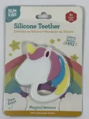 Bumkins Silicone Baby Teether Magical Unicorn 3+ Months NEW