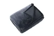 Onkaparinga Polyester Faux Mink Blanket Charcoal