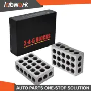 Labwork 2-4-6 Blocks 23 Holes Matched Pair Ultra Precision .0002" Machinist 246
