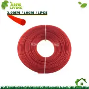 3.0mm x 100M Lawn Trimmer Round String Trimmer Line Brushcutter Whipper Snipper