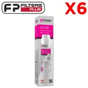 6 x Genuine Puretec Replacement Water Filter QT12R - 1 Micron Drinking Filter