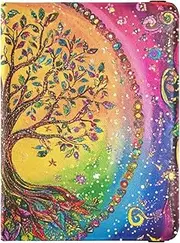 [Amooorous] Mysterious Colorful Leather decorative Passport and Vaccine Card Holder Combo Wallet Combo Travel Passport Wallet Waterproof, Mysterious colorful, 1 size