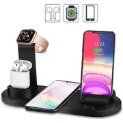 Wireless Fast Charger 4 in 1 | For iPhone Samsung AirPod Apple Watch