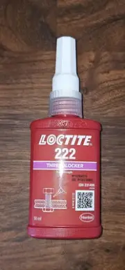 GENUINE LOCTITE 222 THREADLOCKER - LOW STRENGTH - 50ML