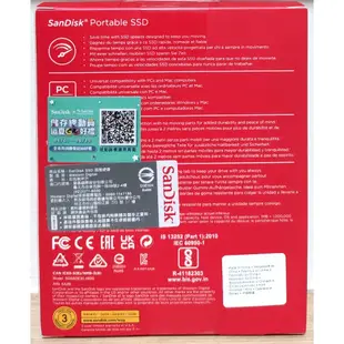SanDisk E30 行動固態硬碟 Portable SSD 480GB 480G Type-C 台灣公司貨