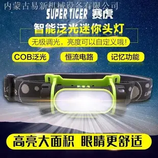 賽虎頭燈cob泛光散光led充電式強光超亮紋繡紋眉工作汽修頭戴式燈-master衣櫃1