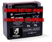 Performance Conventional Battery For Ducati Paso 750 1987-1990 White